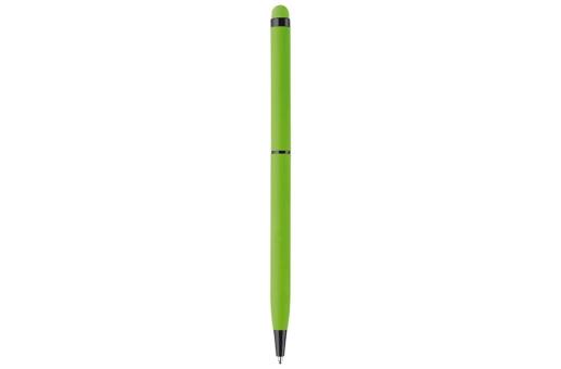 Slim stylus rubberised Light green