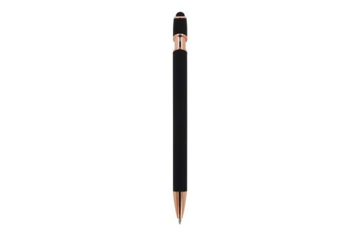 Ball pen Paris Deluxe Metal Rubberised Black