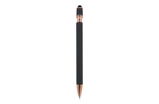 Ball pen Paris Deluxe Metal Rubberised Convoy grey