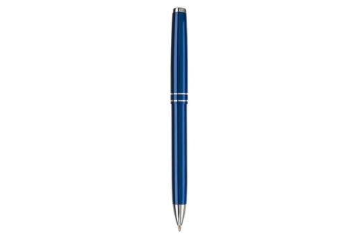 Ball pen metal 2 stripes Dark blue