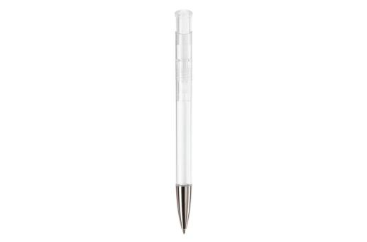 Avalon ball pen metal tip transparent, white White,transparent