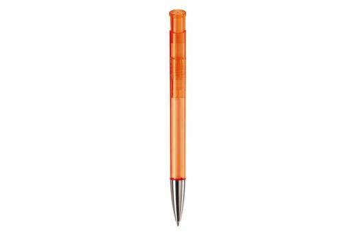 Kugelschreiber Avalon Transparent mit Metallspitze Transparent orange