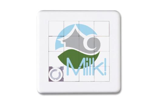 Puzzle tray square White