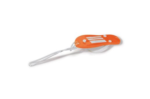 Luggage tag slipper Orange