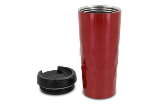 Thermo mug diamond pattern 450ml Red