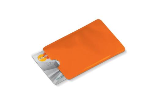 Kartenhalter Soft Anti Skim Orange