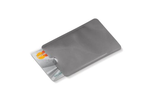 Cardholder anti-skim soft Silver