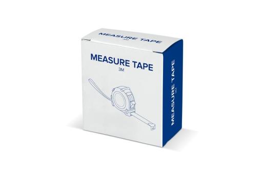 Tape measure fix 3m Gray/black