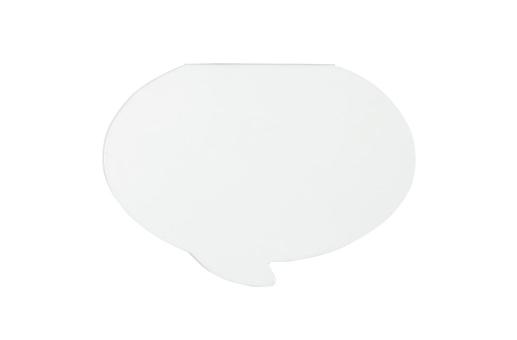 Adhesive notes speech bubble Blue/white