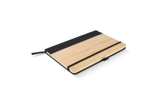 Notebook bamboo & R-PET A5 Black