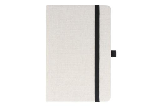 Notebook recycled cotton & R-PET A5 Black