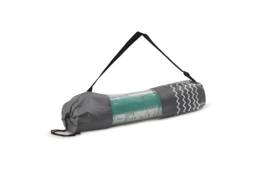 Fitness-yoga mat with carrier Light green