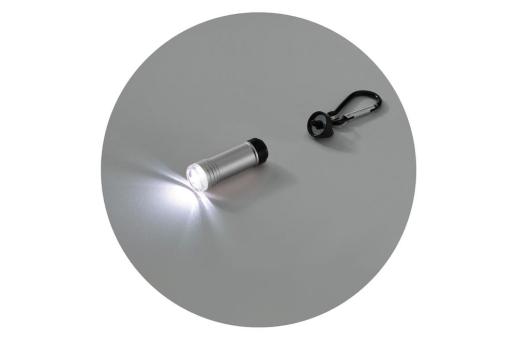 Magnetische Taschenlampe Survival Silber