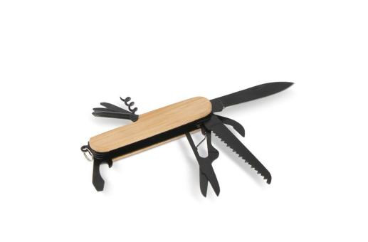 Multi-tool bamboo 9 functions Black