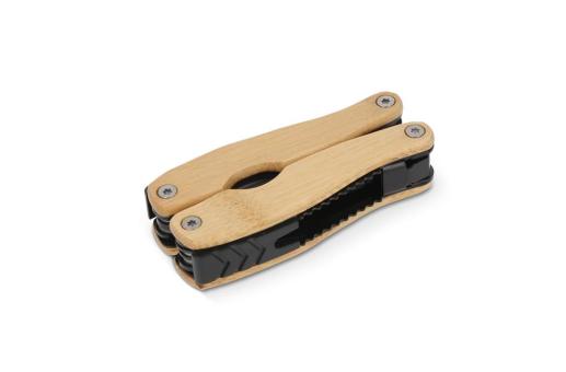 Multi-tool bamboo 8 functions Black