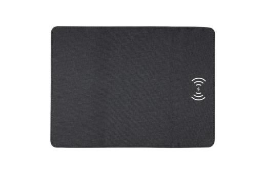 Mousepad with wireless charging pad 5W Black