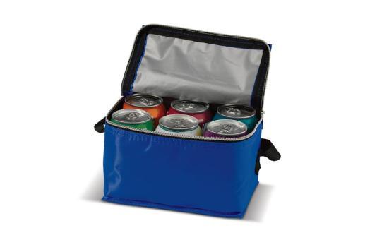 Cooler bag 6pc cans Aztec blue