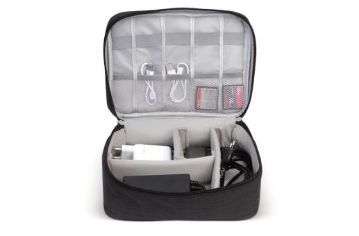 Travel Essentials electronics organizer Black