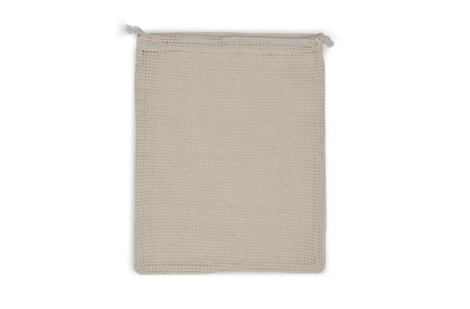 Reusable food bag OEKO-TEX® natural cotton 25x30cm Ecru