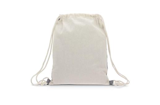 Drawstring bag Recycled Cotton OEKO-TEX® 140g/m² 35x45cm Convoy grey