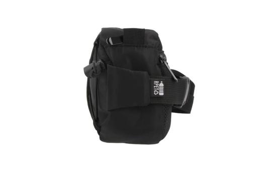 Crossbody bag R-PET with drawcord Black