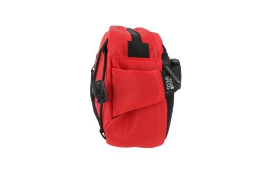 Crossbody bag R-PET with drawcord Red