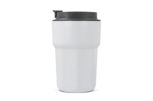 T-ceramic thermo mug with lid Zambezi 350ml White