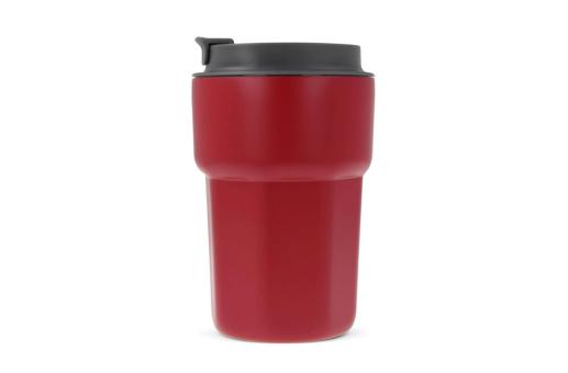 T-ceramic thermo mug with lid Zambezi 350ml Dark red