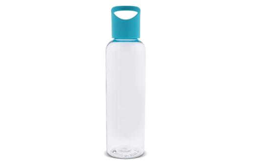 Water bottle Loop transparent R-PET 600ml Transparent turquoise