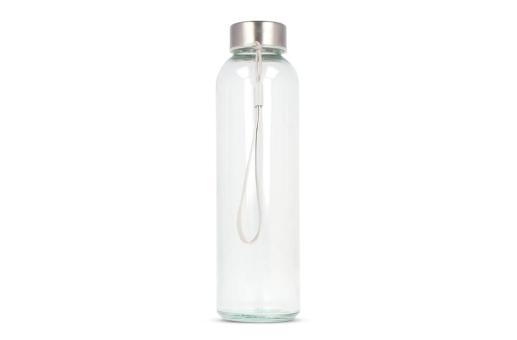 Trinkflasche aus Glas 500ml Transparent