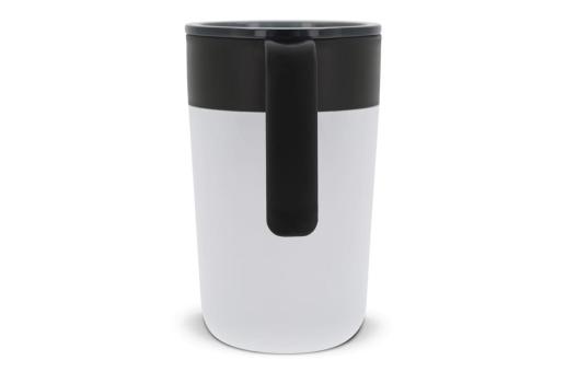 Double walled coffee mug 400ml White