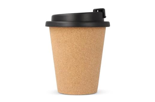 R-PP Cork coffee cup 350 ml Black