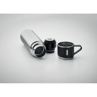 TONIA Flasche und Becher-Set 2tlg. Silber matt