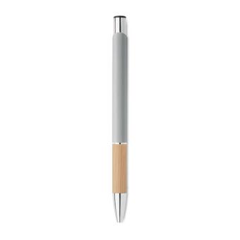 SPARTA Push button aluminium pen Flat silver