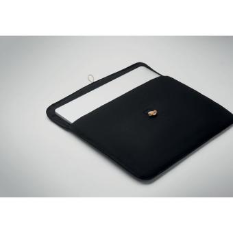 COTIN Laptoptasche Baumwolle Schwarz