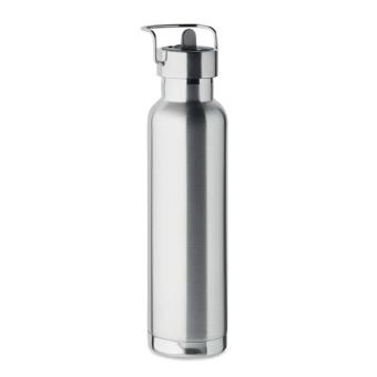 RIFLOW Doppelwandige Flasche 660 ml Silber matt