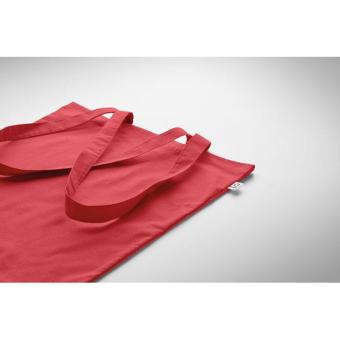 VIVEKA COLOUR Recycled cotton shopping bag Red