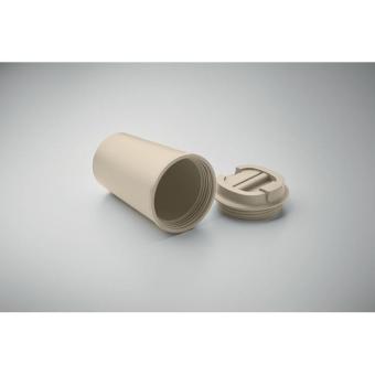 BEIBAKU Doppelwandiger Becher 350 ml Beige