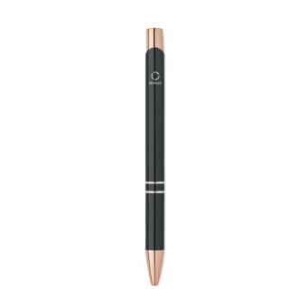 BERN ROSE Recycled aluminium pen Black