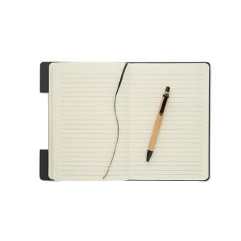 NOTEMIX A5 RPET notebook set Black