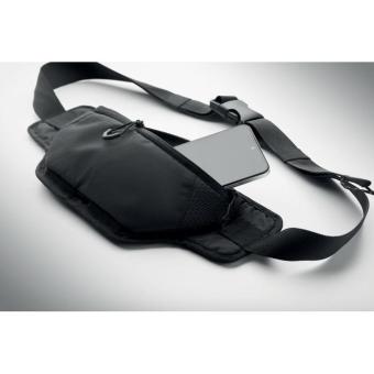 NYKO Hiking waist bag in 420D nylon Black