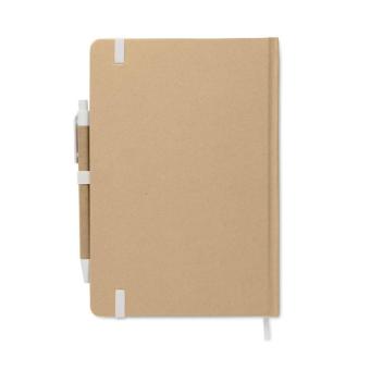 CARATIL A5 notebook in recycled carton White