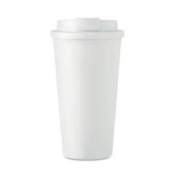 TUESDAY Double wall tumbler 450 ml White