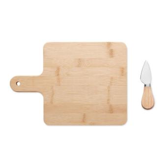 DARFIELD Cheese board set in bamboo Timber