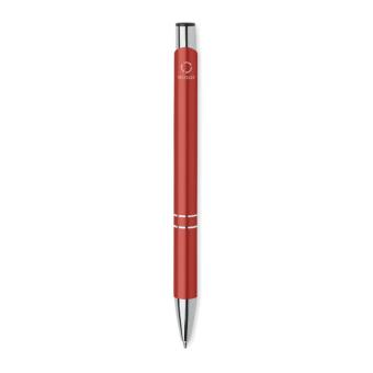 BERN RA Recycled aluminium ball pen Red