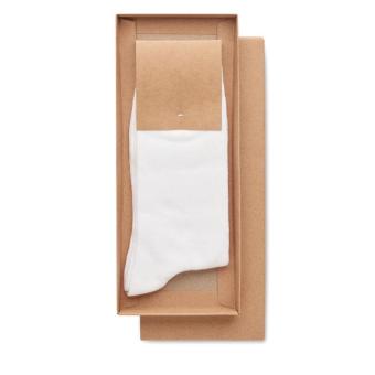 TADA L Pair of socks in gift box L White