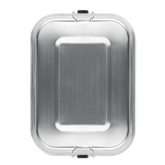 SAO Stainless steel lunch box Flat silver