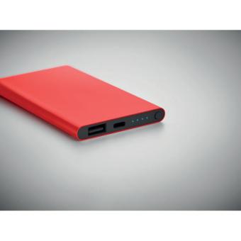 POWERFLAT C Powerbank 4000 mAh Rot