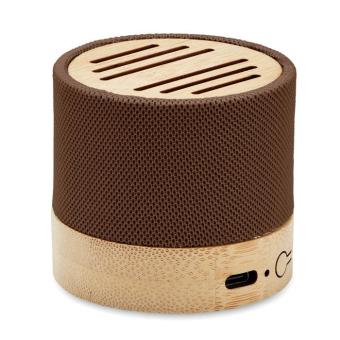 BOOL Bamboo RPET wireless speaker Chocolate