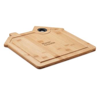 RUMAT Bamboo house cutting board Timber